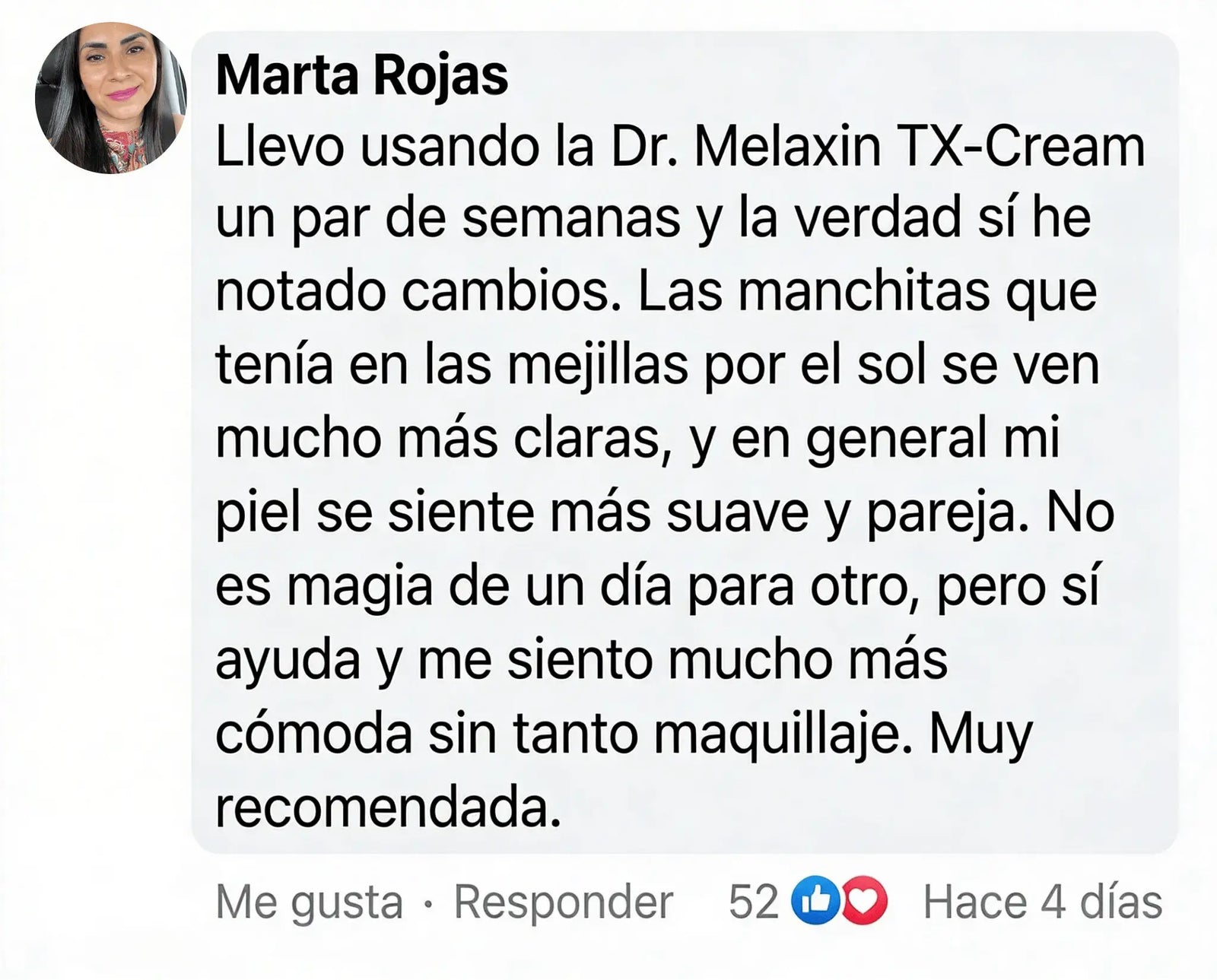 Comentario de cliente
