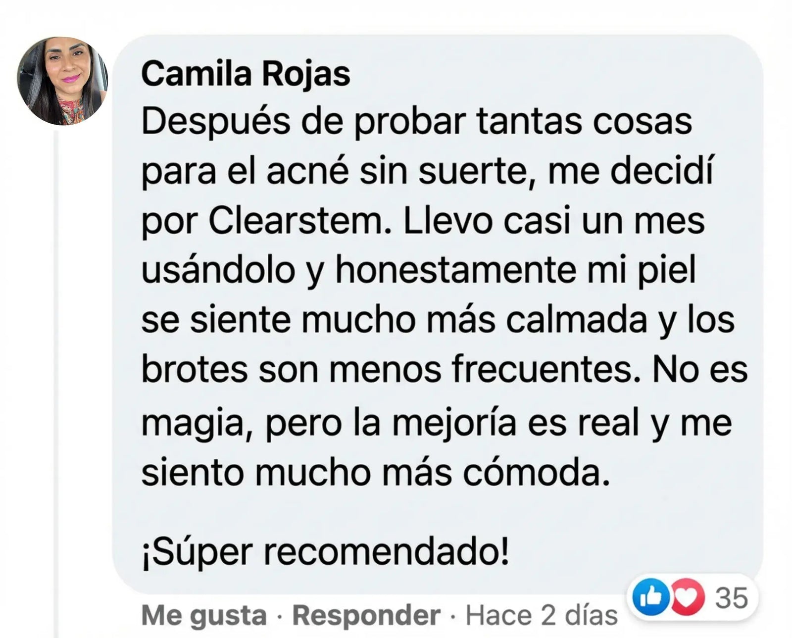 Comentario de cliente
