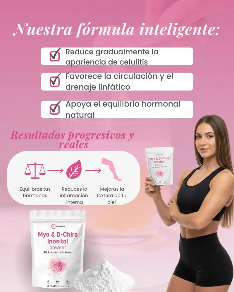 Myo & D-Chiro Inositol™ Piel más firme, suave y sin hoyuelos