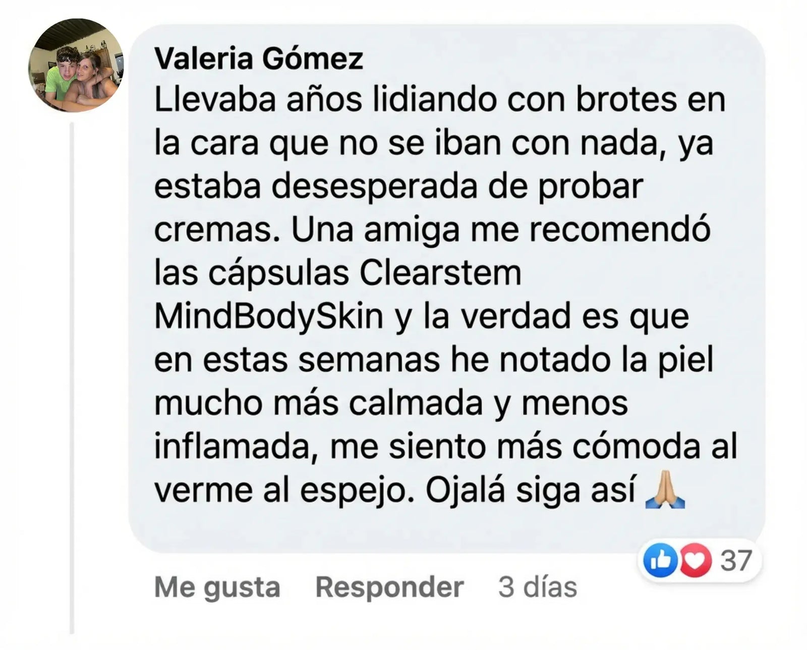 Comentario de cliente