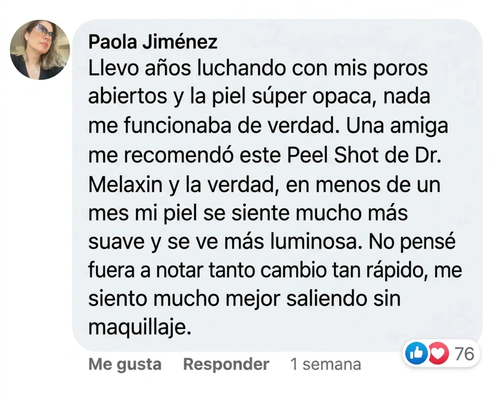 Comentario de cliente