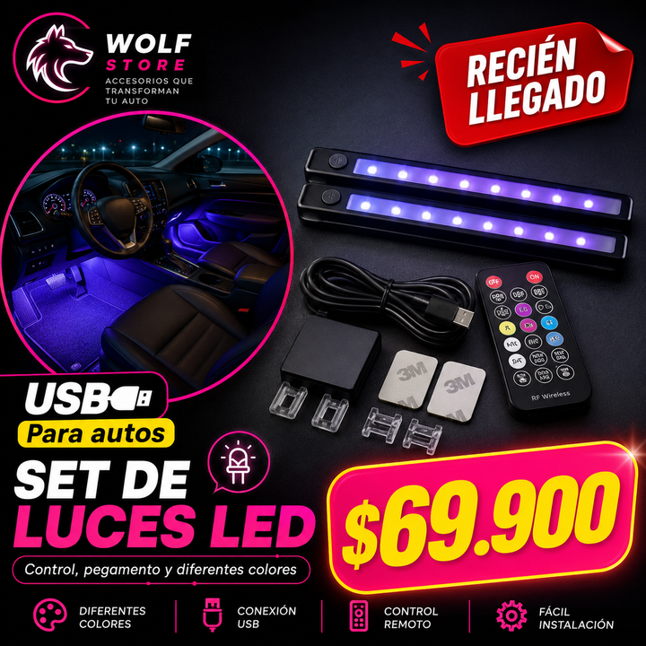 Set de luces interior Carro